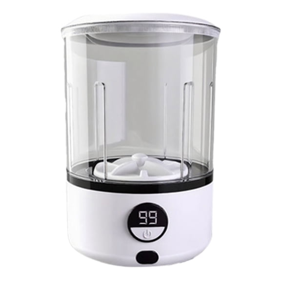 Cordless Portable Washer Smart Home Appliance Rechargeable 2L Capacity For Travel Hotel Camping RV Baby Clothes Underwear LED Touchscreen