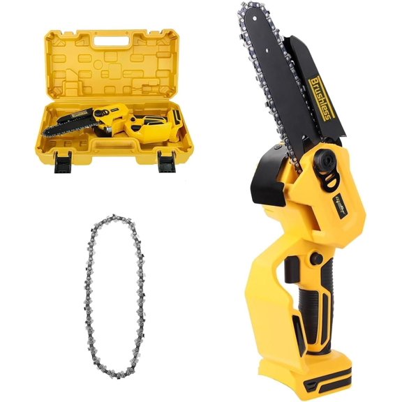 Cordless Power Chainsaw Compatible with Dewalt 20V Max BatteryTool Only) 6 Inch