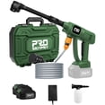 thumbnail image 1 of Cordless Power Pressure Washer 1.2GPM, Portable Washer with 2PCS 3000 mAh Battery, 6-in-1 Nozzle, Foam Pot, 16.4Ft Water Pipe for Outdoor Cleaning and Watering, 1 of 7
