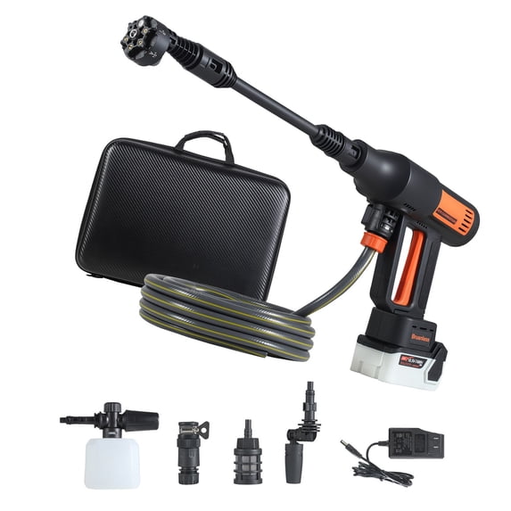 Cordless Pressure Washer 1200PSI Brushless 6-in-1 Nozzle 4-Speed