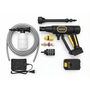 Cordless Pressure Washer 20V   320 PSI Portable Power Cleaner with 6-in-1 Nozzle, Foam Cannon, 4.0Ah Battery & 26ft Hose for Car, Patio, Home & Garden