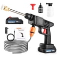 thumbnail image 1 of Cordless Pressure Washer 21V 2*Batteries Powered Portable Handheld for Car, Floor, Wall, Fence & Yard Cleaning - Home & Outdoor Use, 1 of 8