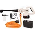 thumbnail image 1 of Cordless Pressure Washer with Grip,652 PSI Power Cleaner with 6-in-1 Nozzle,3-Speed Adjustment,21V Rechargeable 4.0Ah Battery High-Pressure Car Washer Gun for Floor/Home/Car Cleaning&Watering, 1 of 6
