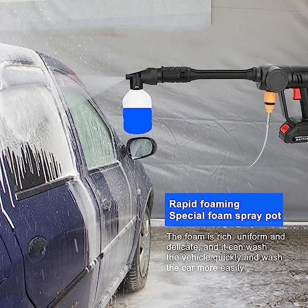 Cordless Pressure Washer – 1500W Portable Power Washer With 2 Batteries, 5M Hose & 3 Nozzles