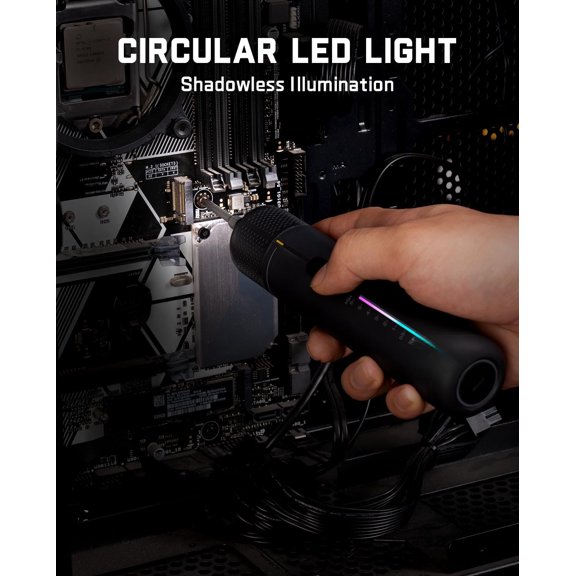 Cordless Pro Electric Screwdriver Kit, 7 Torque Levels, 0.56 Nm, 20 Magnetic Bits with 1/4" Hex & 90 Angle Adapter, DIY Tool for Furniture, Home Repairs