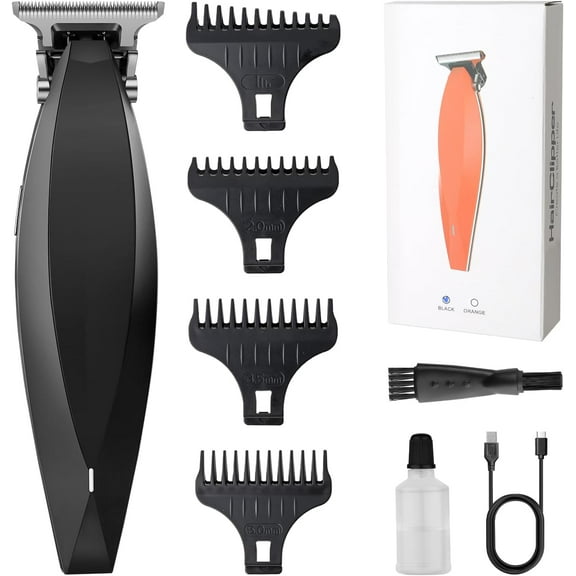 Cordless Professional Beard Trimmers for Men, Rechargeable Electric T-Blade Hair Trimmer, Hair Cutting Clippers, USB Rechargeable Wireless, Gifts for Men