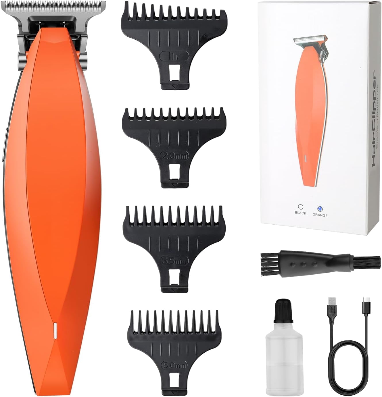 Cordless Professional Beard Trimmers for Men, Rechargeable Electric T ...