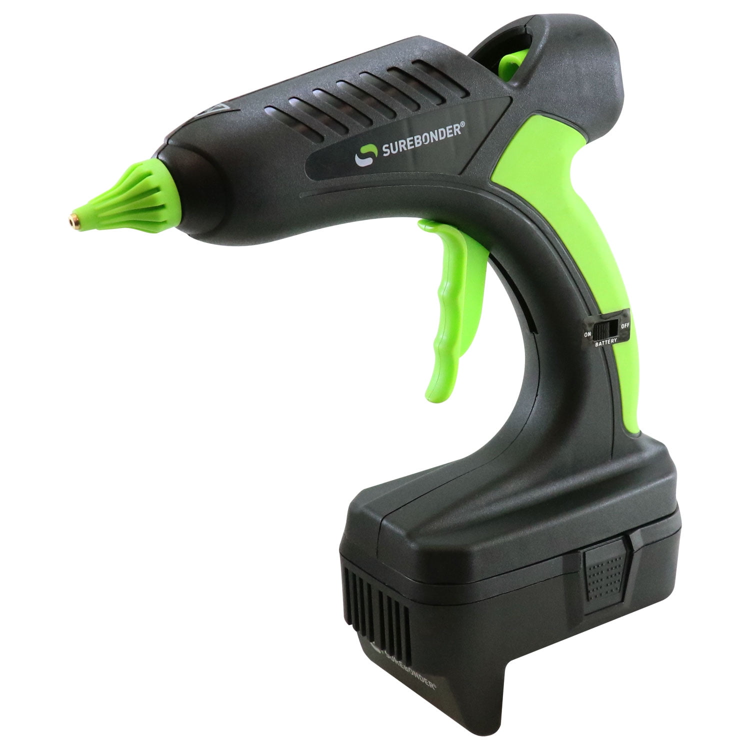 Surebonder PRO2-60MIL 60 Watt 18 Volt Cordless Professional Heavy Duty Full-Size Battery Powered Hot Glue Gun - Milwaukee Version