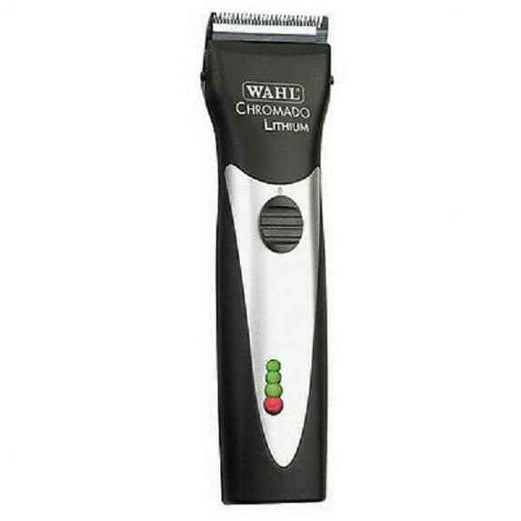 Cordless Professional Pet Grooming Clipper Dogs Cats Horses Choose Color & Style (Chromado Black)