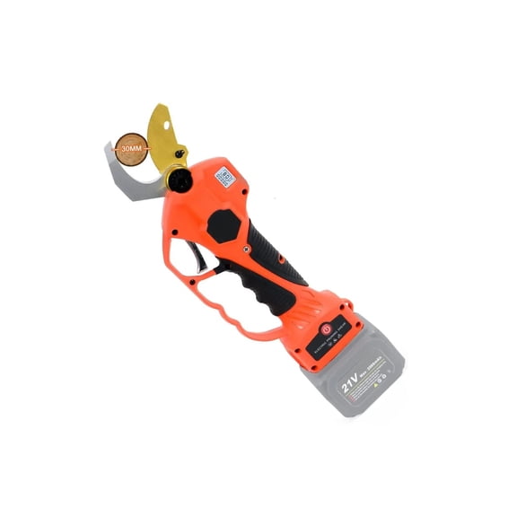 Cordless Pruning Shears Electric Pruner with 75 Inch Foldable Extension Pole 21V Lithium Battery Plated Blades