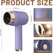 Cordless Rechargeable Hair Dryer Purple 1 Pack For Home Travel Us Plug