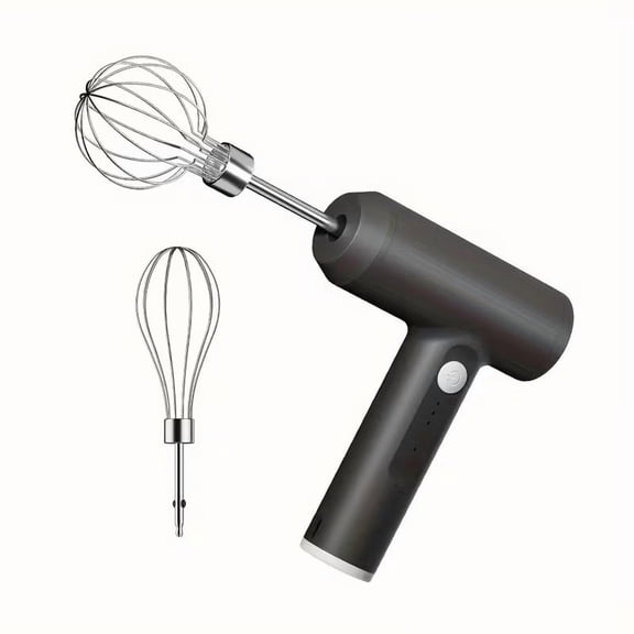 Cordless Rechargeable Hand Mixer, Wireless Egg Beater & Milk Frother for Coffee