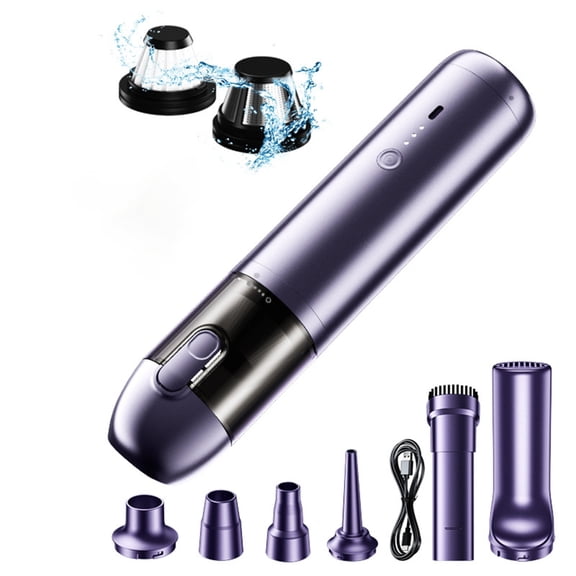 Cordless Rechargeable Vacuum with Ergonomic Handle Handheld Appliance for Auto Interior