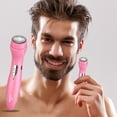 Cordless Rechargeable for Men with Roll up Mini Shavers Portable