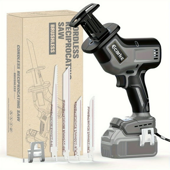 Cordless Reciprocating Saw for de-walt 20V battery with LED Light and Tool-Free Blade Change (No Battery)