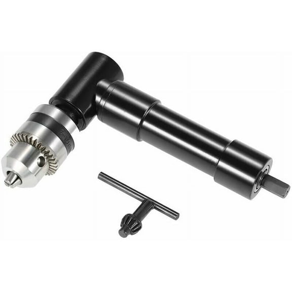 Cordless Right Angle Drill Attachment Adapter, Full Metal Casting Structure Ensures Durability And Strength For Heavy-Duty Tasks, Compatible With Most Hand, Electric Drills And