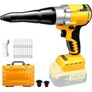 Cordless Rivet Gun,Dewalt 20V Max Battery Compatible (No Battery), Electric Rivet Gun, Brushless Pop Rivet Gun Tool for Rivets 1/8'' 5/32'' 3/16''