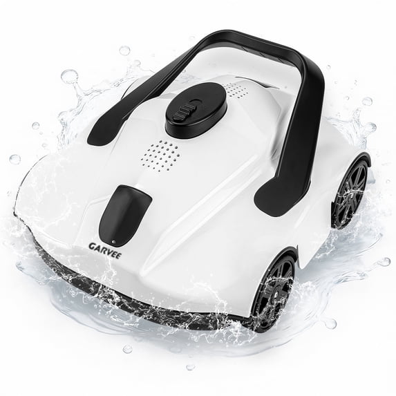 Cordless Robotic Pool Cleaner for Above Ground Pools – 130 Min Runtime, Self-Parking Automatic Pool Vacuum, Lightweight Portable Design