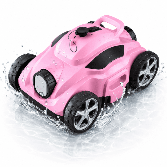 Cordless Robotic Pool Cleaner for Above Ground Pools, Automatic Pool Vacuum with Self-Parking, Easy Pool Cleaner for Flat Inground Pools