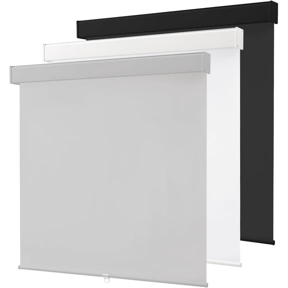 Cordless Roller Window Shades,100% Black Out Shade for Windows,Thermal Insulated UV Protection Window Blinds,Door Blinds,Blackout Shades Pull Down for Home,Office,Easy to Install,34" W x 72" H, Grey