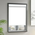 thumbnail image 1 of Cordless Roller Window Shades 100% Blackout Window Blinds with Thermal Insulated, UV Protection Privacy Roll Pull Down Shades for Home, Office, Kitchen (White, 37" Wx72" H), 1 of 4