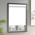thumbnail image 1 of Cordless Roller Window Shades 100% Blackout Window Blinds with Thermal Insulated, UV Protection Privacy Roll Pull Down Shades for Home, Office (White, 34" Wx72" H), 1 of 8