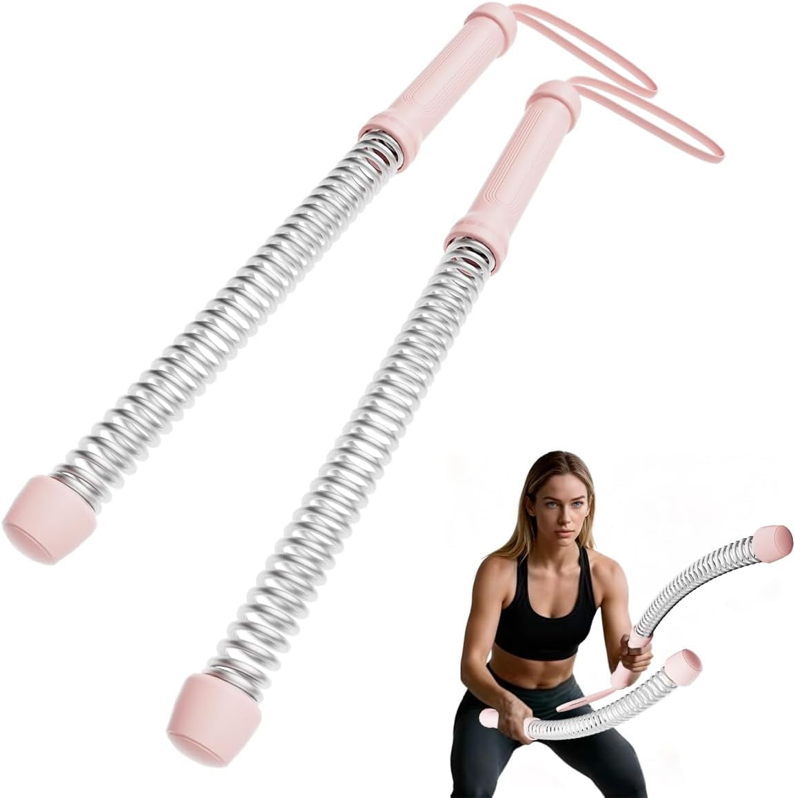 Cordless Ropeless Battle Ropes for Home Gym – Portable Weighted Workout ...