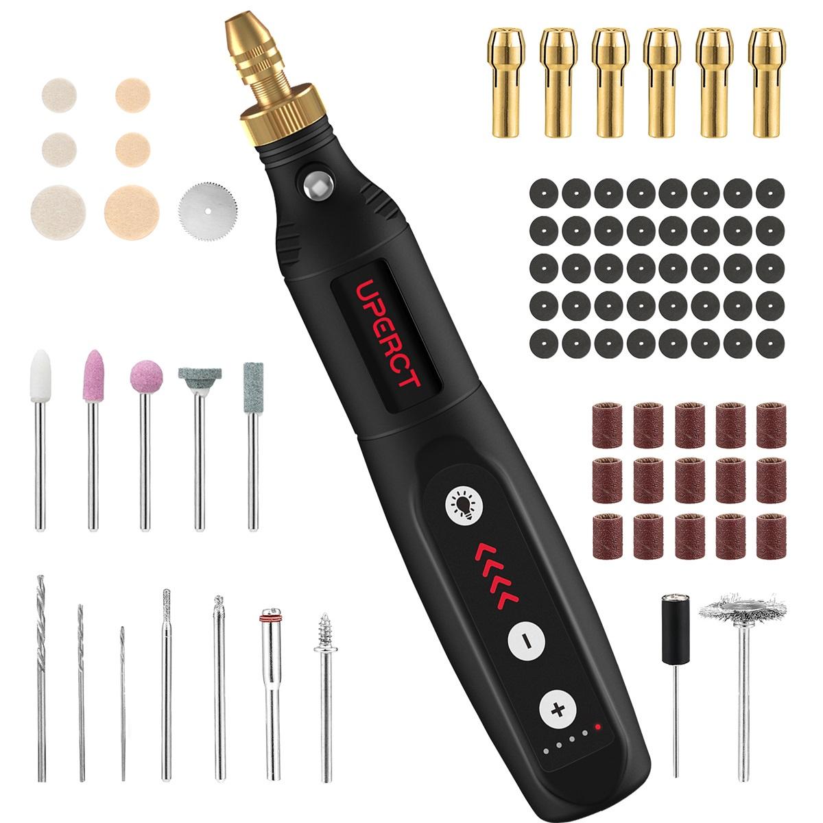 Hyper Tough 208Piece Rotary Tool Accessory Kit with Storage Case