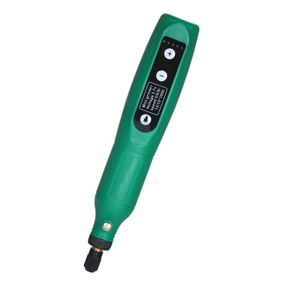 Cordless Rotary Tool Kit, 3.7V Lithium-Ion Power Multi-Purpose Rotary Drill, 5 Variable Speed Handheld Polish Sander with 24 Accessories (7 x 1.4 inches / 18 x 3.5 cm, Green)