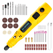 Cordless Rotary Tool Kit, 5-Speed Mini Rotary Tool with 52 Pcs Accessories, USB Rechargeable Power Rotary Tool for Engraving, Sanding, Polishing, Carving, Cutting & DIY Crafts