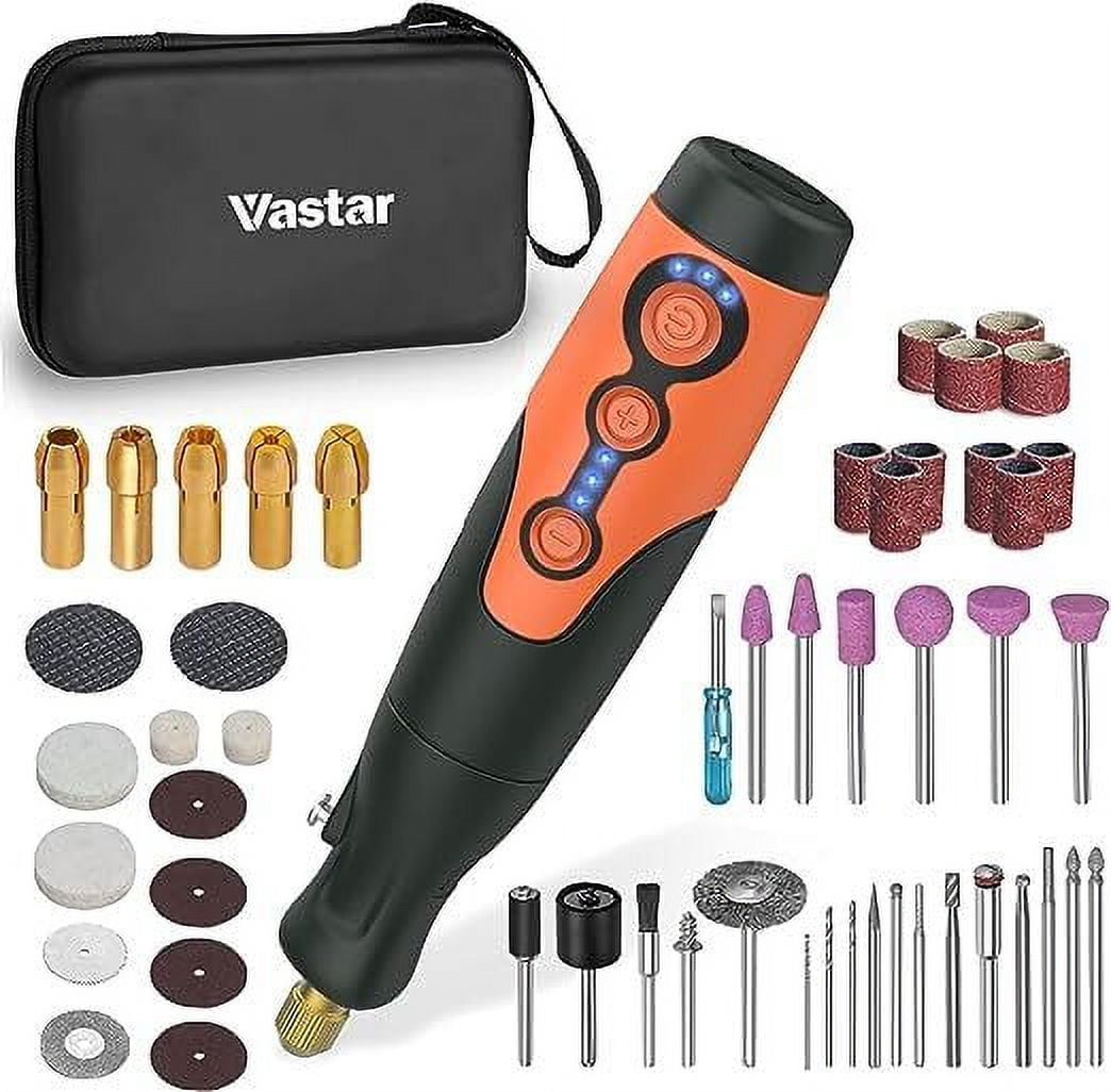Vastar Power Rotary Tool Kit, Mini Rechargeable Engraver Tool with 211  Accessories, 3 Attachments, 6 Levels Adjustable and Carrying Case for  Crafting, Cutting, Engraving, Drilling, Grinding, Polishing - Coupon Codes,  Promo Codes