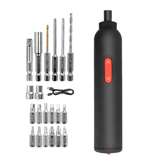 Cordless Screwdriver Kit 230rpm Speed And 3N m Torqued For DIY Projects