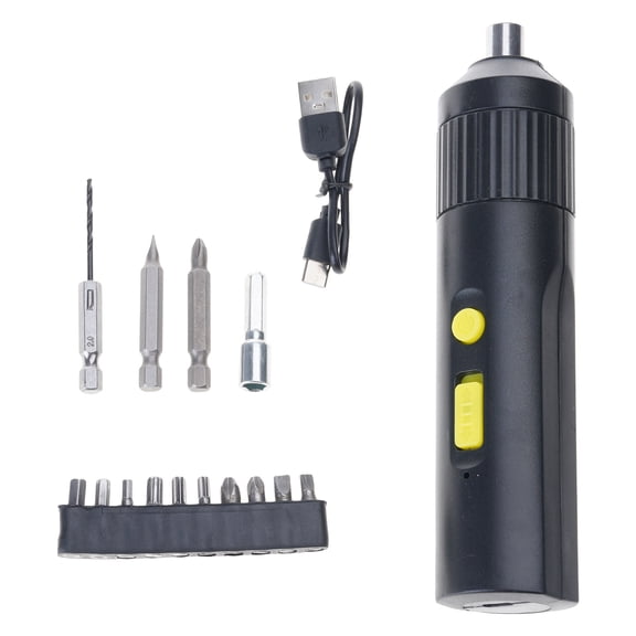 Cordless Screwdriver Set With Extension Rod And Rechargeable For DIYer Projects And Electronics