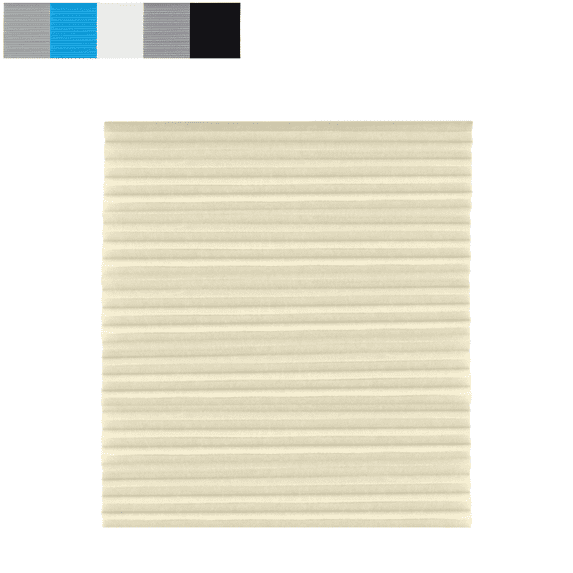 Cordless Self Adhesive Window Blinds, 90x150cm No Drill Stick On Temporary Shades, Light Filtering Privacy Blackout Blinds for Home Bathroom Nursery, Beige