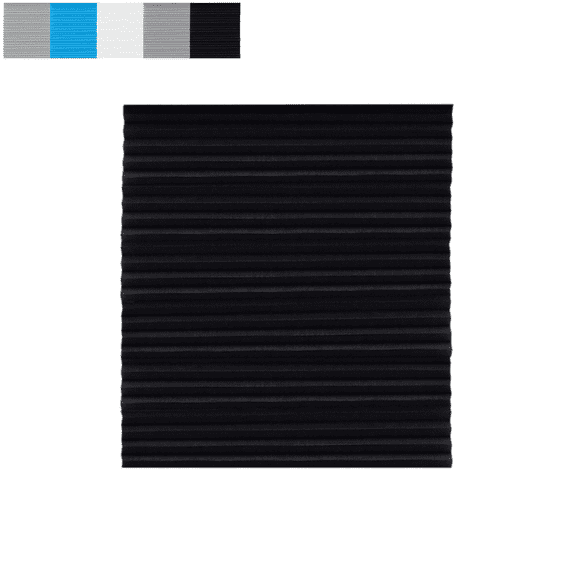 Cordless Self Adhesive Window Blinds, 90x150cm No Drill Stick On Temporary Shades, Light Filtering Privacy Blackout Blinds for Home Bathroom Nursery, Black