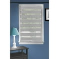 thumbnail image 1 of Cordless Serenity Sheer Double Layered Zebra Shade Horizontal Cordless Window Shade Blind Roller Blinds & Treatments (35x72, Grey), 1 of 3