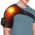 thumbnail image 1 of Cordless Shoulder Heating Pad,Heated Shoulder Wrap Massager 3-speed Heating 3-speed Vibration,5000mAh Battery Men Women USB Charging, 1 of 7
