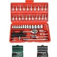 thumbnail image 1 of Cordless Slim Ratchet Set,Electric Ratchet Wrench Kit,Vessell 46-Piece Cordless Slim Electric Ratchet Wrench Set, 21 Sockets, Compact & Lightweight for Auto Repair, Home DIY (Red), 1 of 5