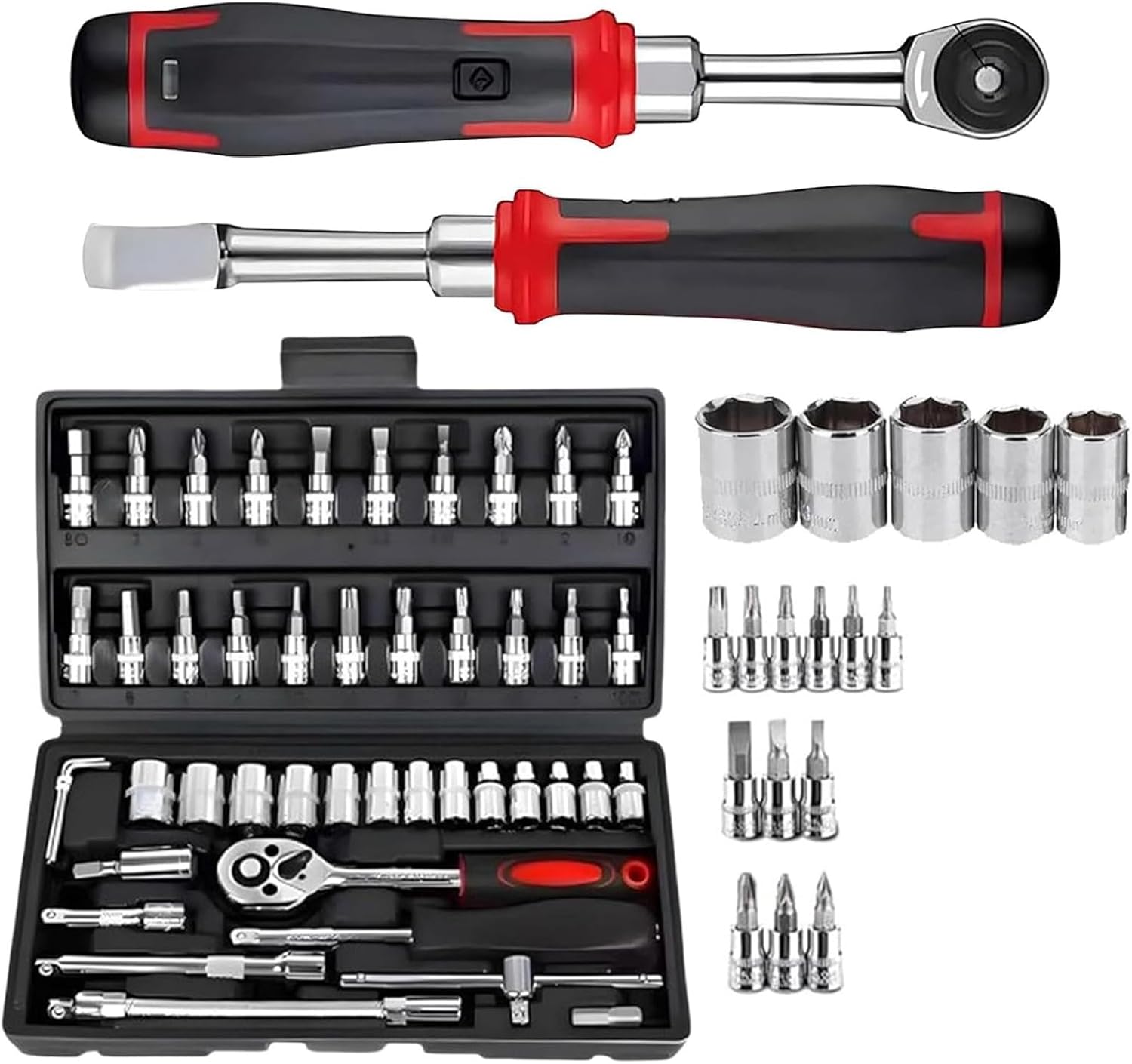 Simple Rachet Tool Set Cordless Slim Ratchet Wrench Set – Portable Ratchet Wrench Set, Home ...