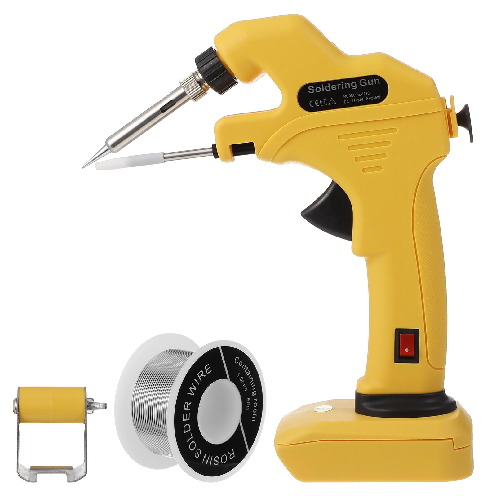 Cordless Soldering Iron Kit, 30W Soldering gun with Ceramic Heater,30s Quick Preheat Soldering