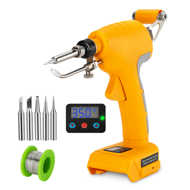 Cordless Soldering Iron Gun 75W LED Digital Wireless Solder Gun Used