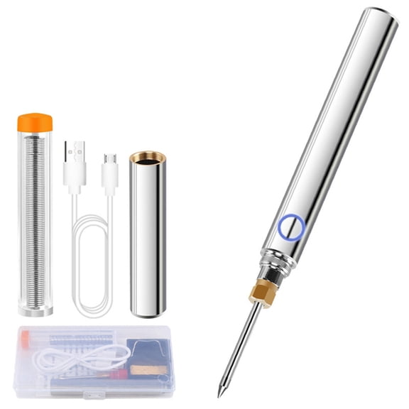 Cordless Soldering Iron Kit, 1100 MAh USB Rechargeable, Portable Welding Pen