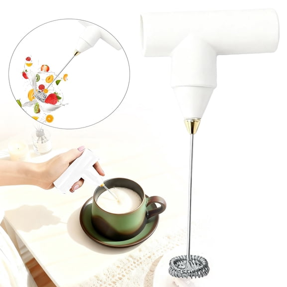 Cordless Stainless Mixer Egg Beater Shaker Hand Held ApplianceforHome Cook Coffee Cake BarforHome Cook, 17x8cm Wireless Egg Beater, Handheld Milk Frother, Mini Baking Mixer