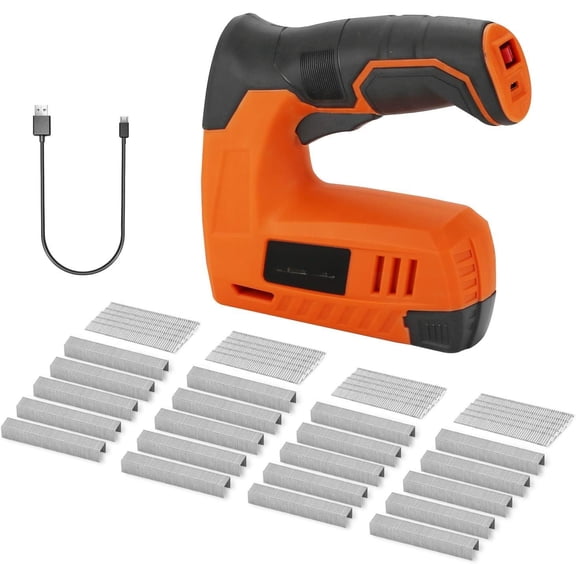Cordless Staple    Tacker,  Stapler & Nailer 2 in 1,  Staple  with    for Upholstery DIY Includes 2000 count 10mm Nails and 2000 count 10mm Staples