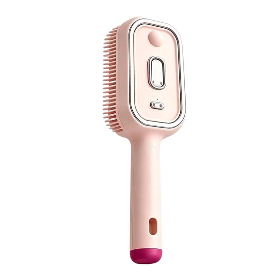 Cordless Steam Hair Straightener Brush Spray Air Cushion Massage Comb Rechargeable Ionic Anti Static Detangling Hot Comb for Frizz-Free Hair