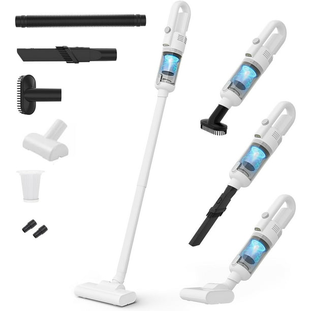 Cordless Stick Vacuum 18kpa Cordless Light Duty Vacuum Cleaner Ultra Lightweight 35 Mins Runtime 5 in 1 Handheld Vacuum for Carpet Hard Floor Pet Hair