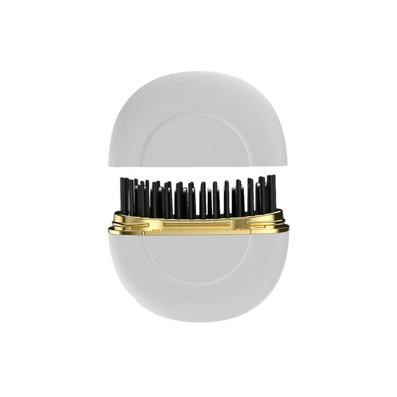 Cordless Straightening Brush Charging Mini Portable Hair Straightener 1500mAh Battery 3 Heat Settings LCD Screen Hair Care Styling Tool