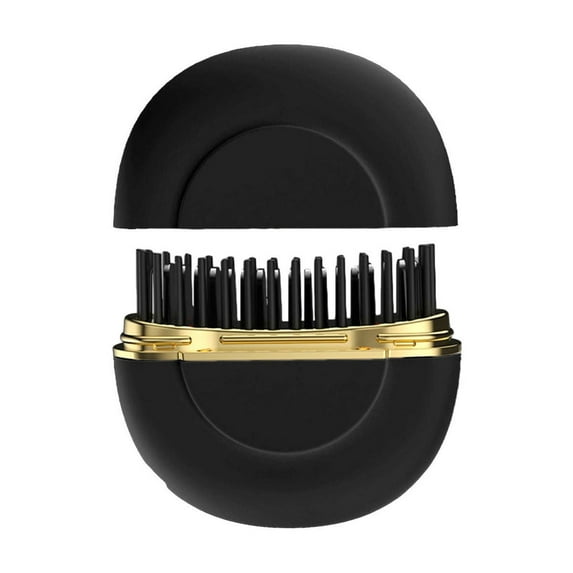 Cordless Straightening Brush, Wireless Hair Straightener, 3 Temperature Settings, LCD Display, Portable Styling Tool, Hair Care with Negative Ions