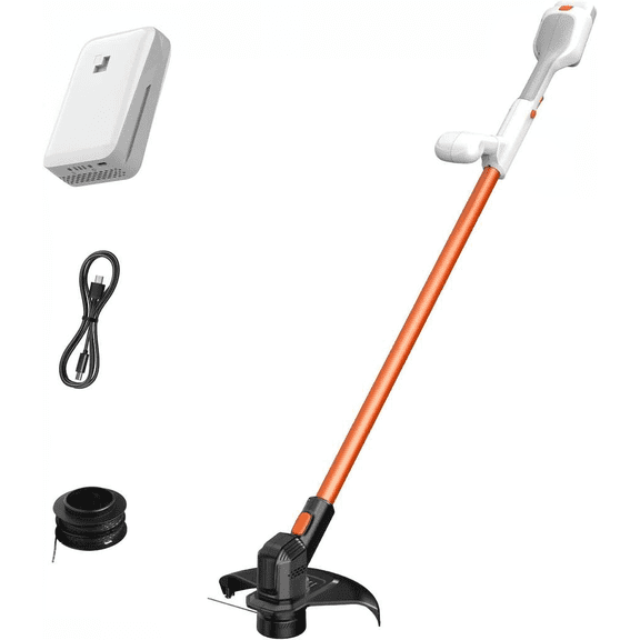 Cordless String Trimmer and Edger 12 Inch with 2.0 Ah Battery