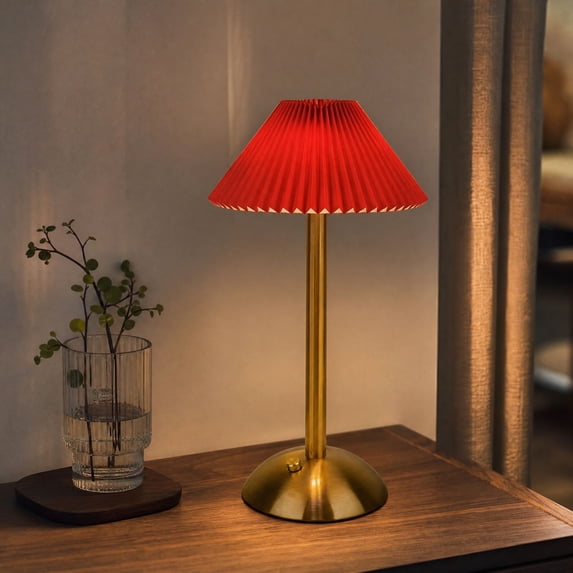 Cordless Table Lamp, LED Rechargeable Lamp for Home Bedroom Decor, Bedside Modern Wireless Lamp For Living Room, 11.8"